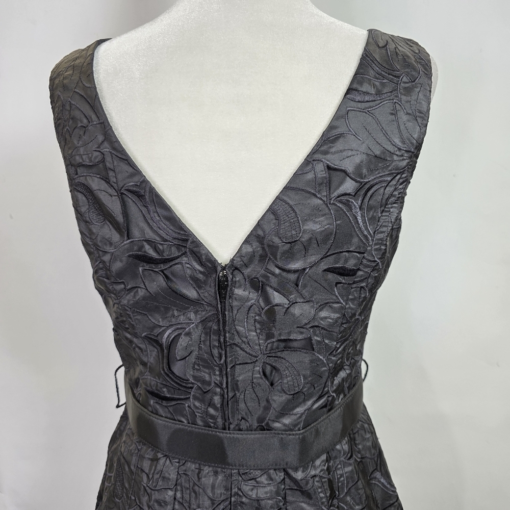 Betsey Johnson Laser Cut A-line dress with belt - Picture 5 of 12
